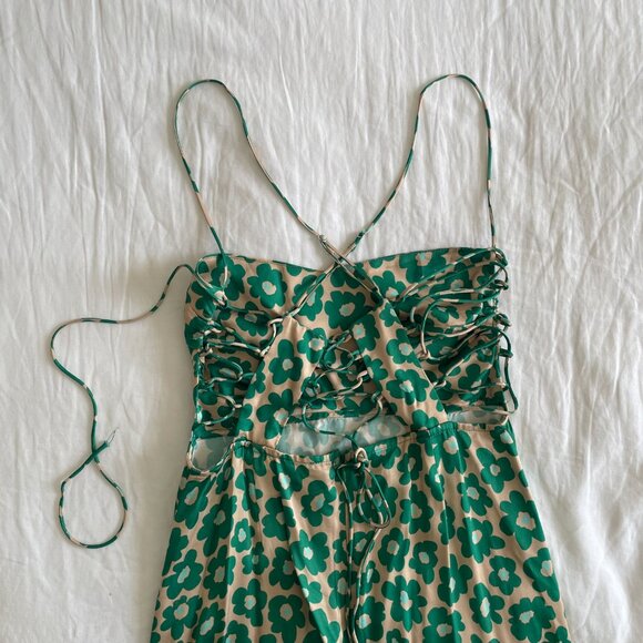 For Love & Lemons Lincoln Midi Dress (sz M) - Picture 6 of 15